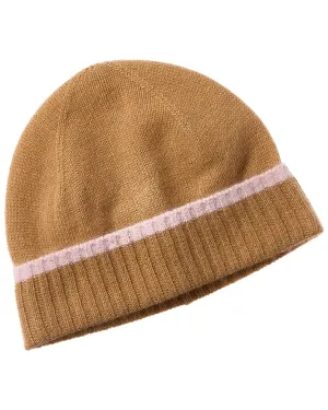 Phenix Jersey Tipped Cuffed Cashmere Hat