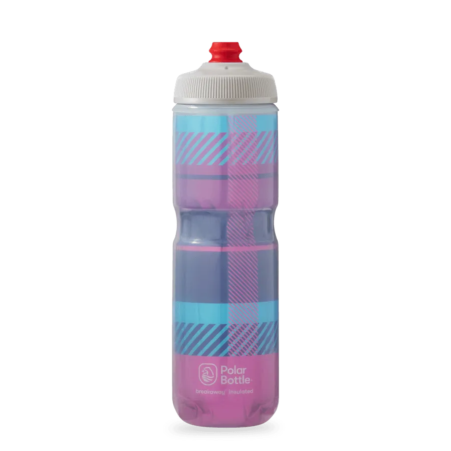 Polar Tartan Bottle (Pink/Navy)