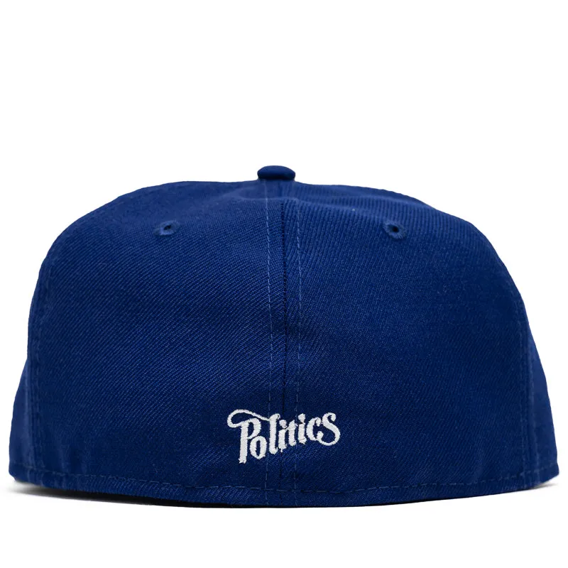 Politics x New Era Wool 59FIFTY Fitted Hat - Dark Royal