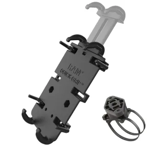 RAM Quick-Grip XL Phone Mount with RAM EZ-On/Off Bicycle Base