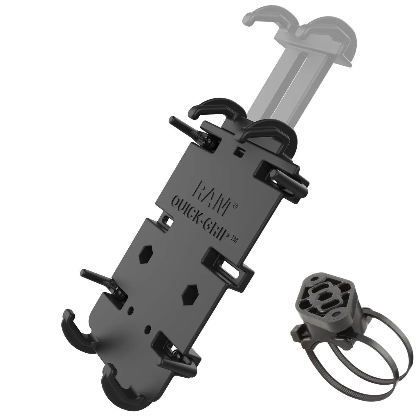 RAM Quick-Grip XL Phone Mount with RAM EZ-On/Off Bicycle Base