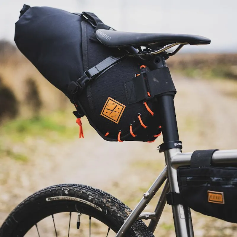 Restrap Saddle Bag (Black/Orange)