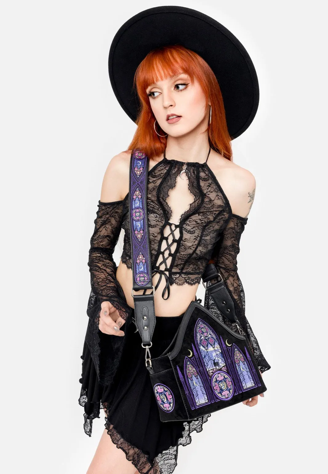 Restyle - Aurora Northern Lights Embroidery - Bag