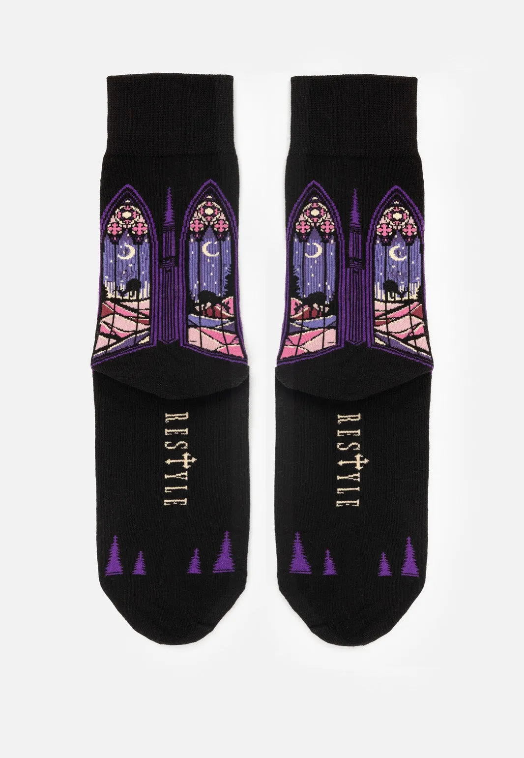 Restyle - Northern Lights Jacquard - Socks