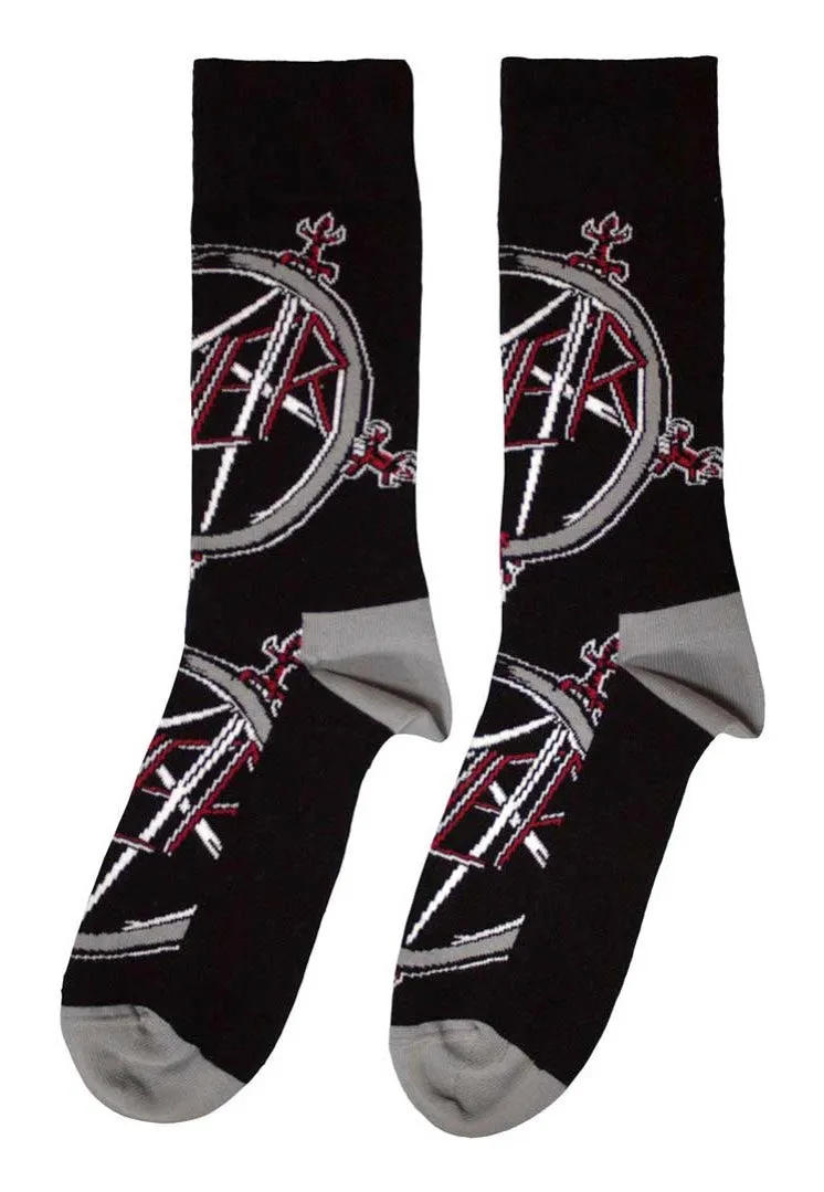 Slayer - Pentagram - Socks
