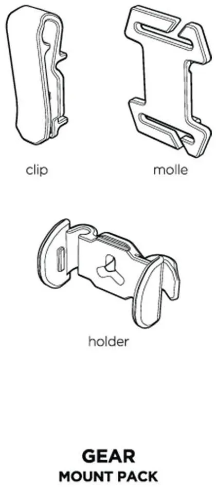 Smart Cliq Gear Mount Pack