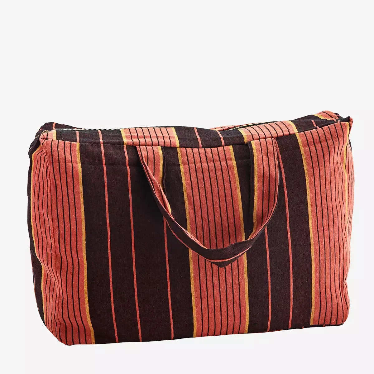 Striped Cotton Travel Bag