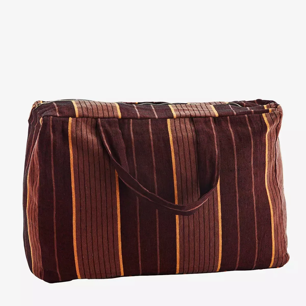 Striped Cotton Travel Bag