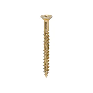 TIMco Velocity Premium Multi-Use Screws PZ Double Countersunk Yellow