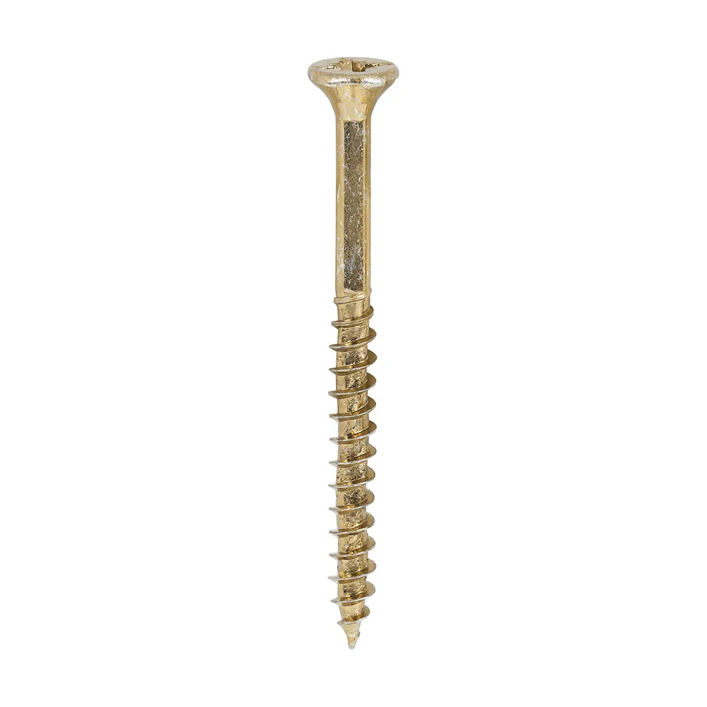 TIMco Velocity Premium Multi-Use Screws PZ Double Countersunk Yellow