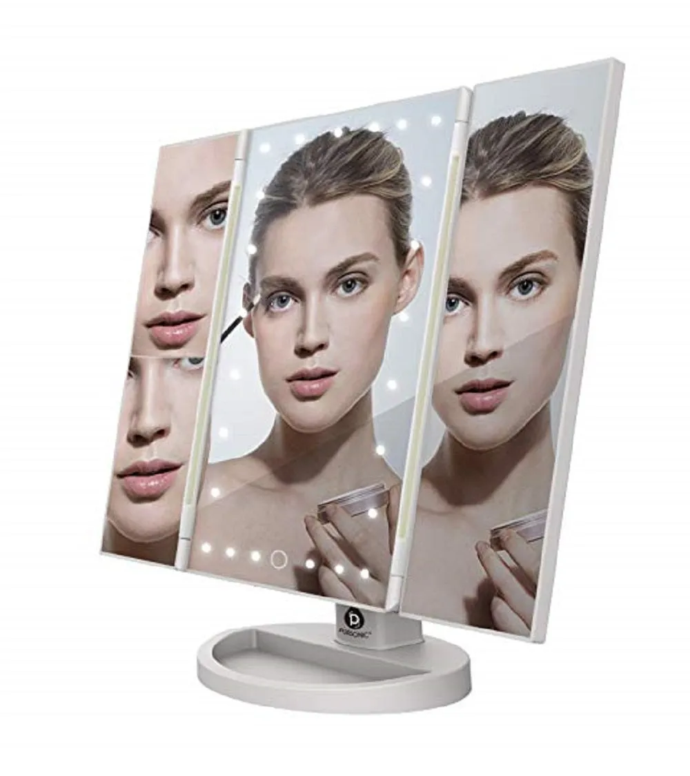 Trifold Vanity Makeup Mirror