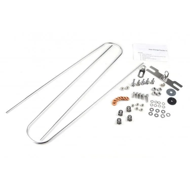 Velo Orange Smooth 52mm Fenders (Silver)