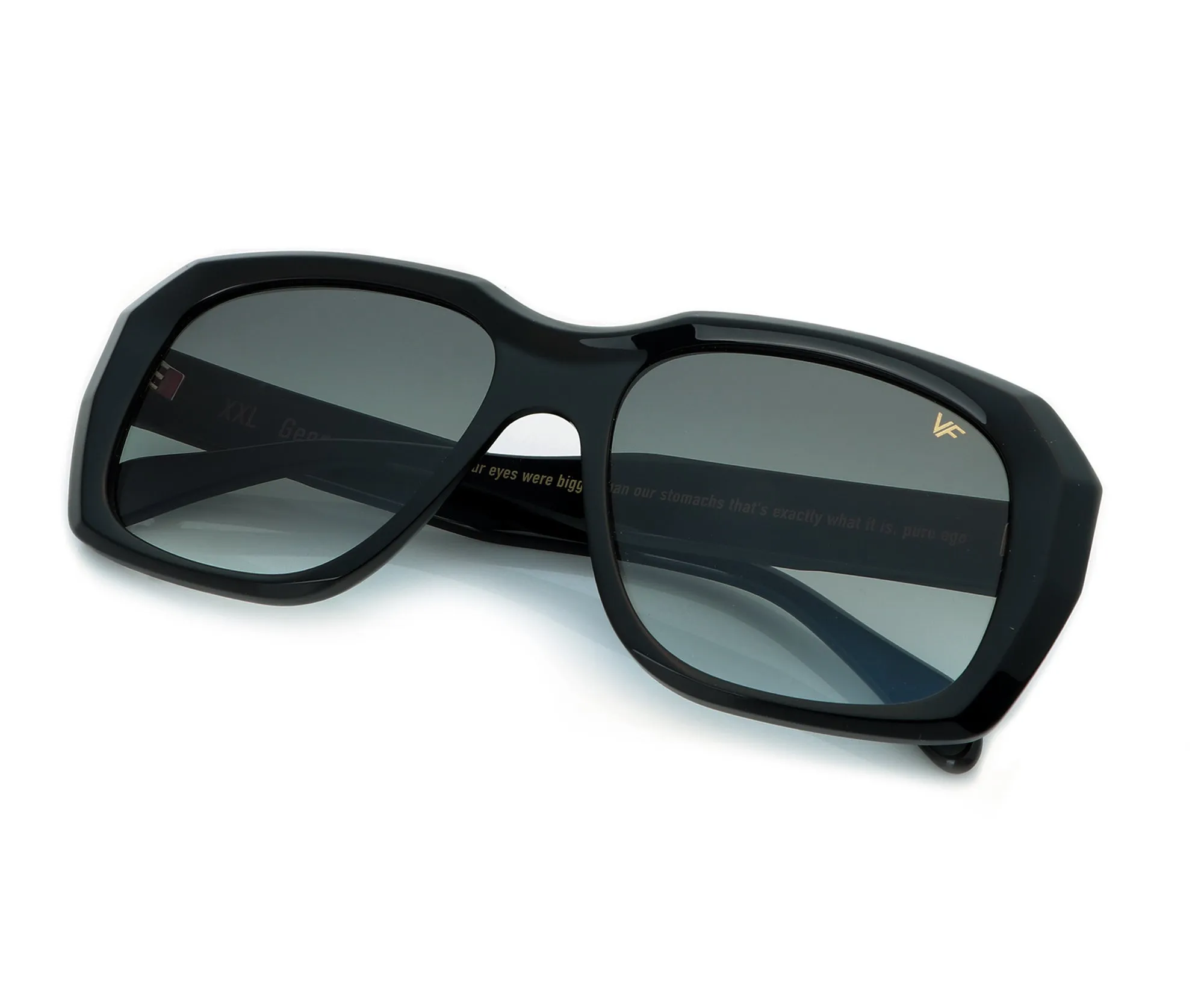 XXL Geometric Edition Black Acetate