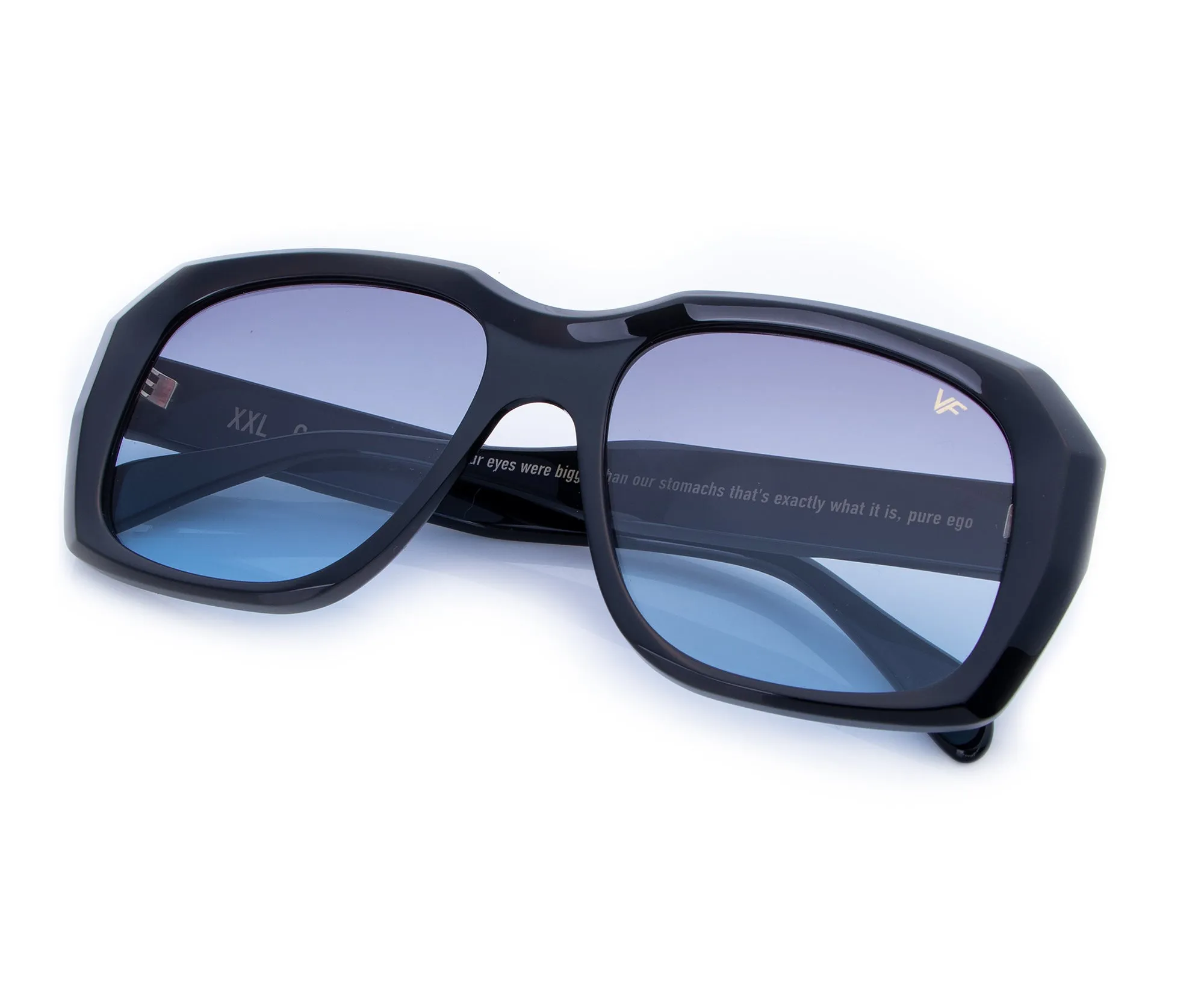 XXL Geometric Edition Black Acetate
