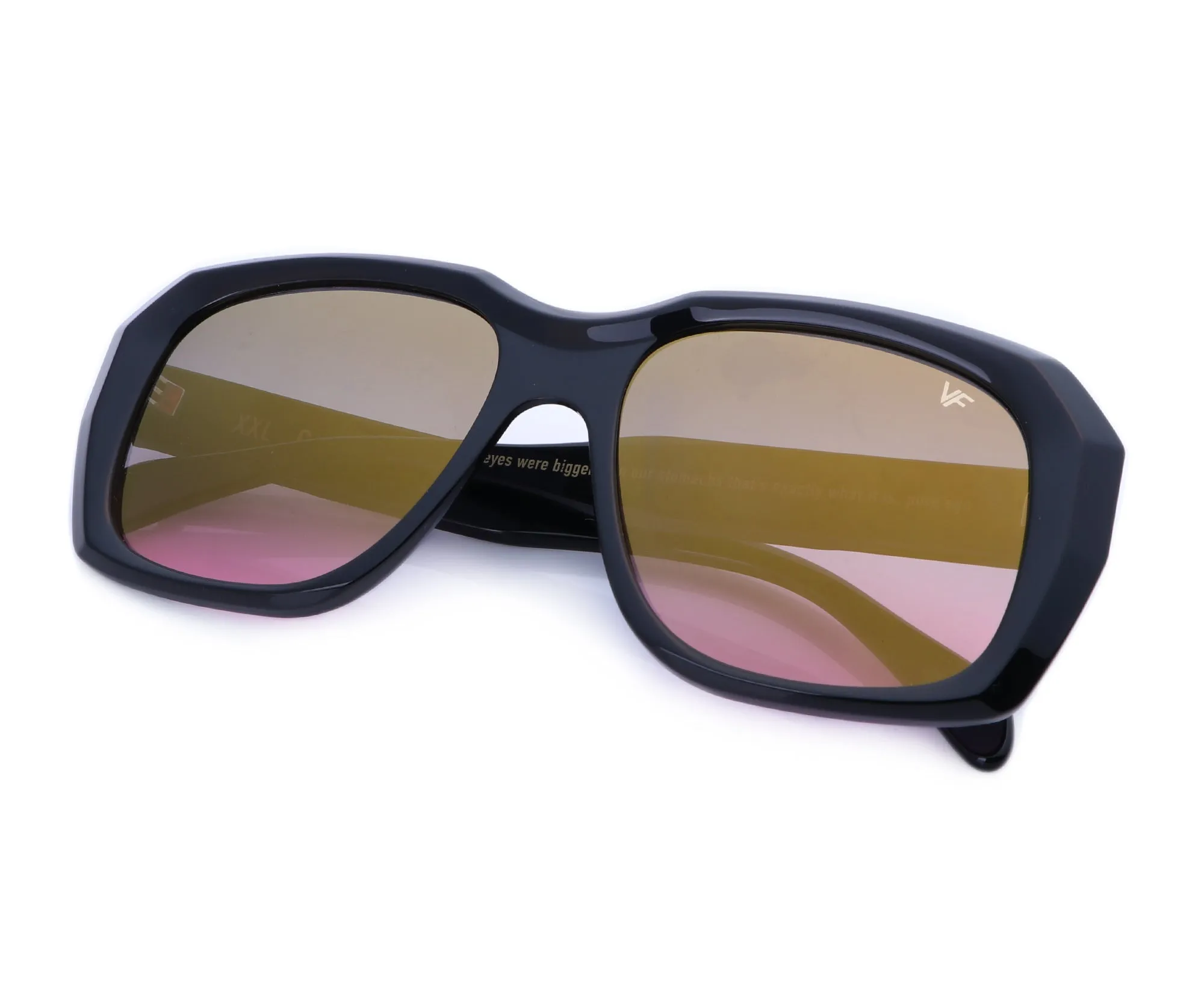 XXL Geometric Edition Black Acetate