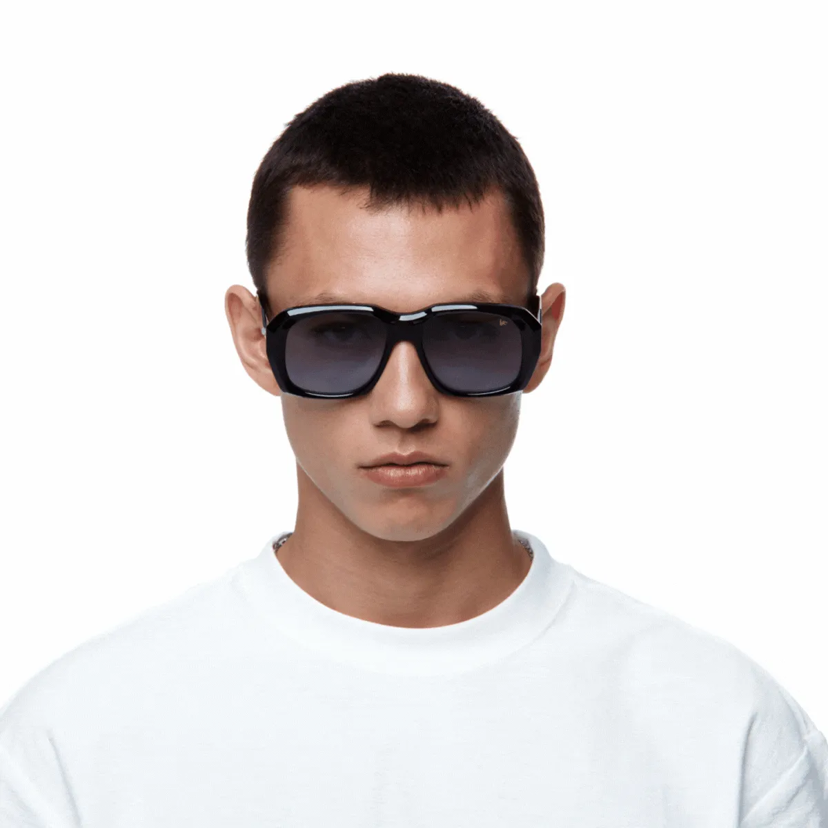 XXL Geometric Edition Black Acetate
