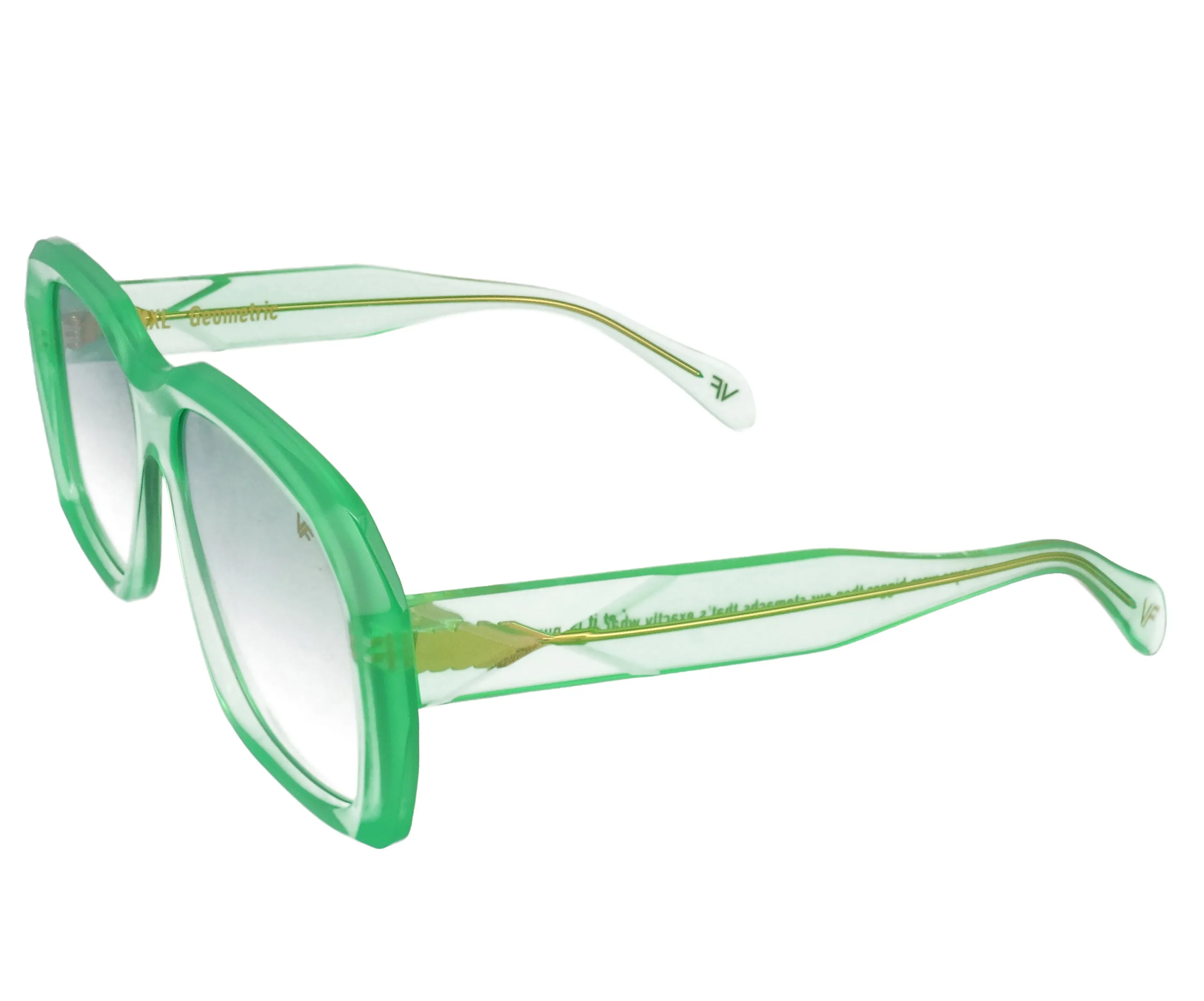 XXL Geometric Edition Neon Green Acetate