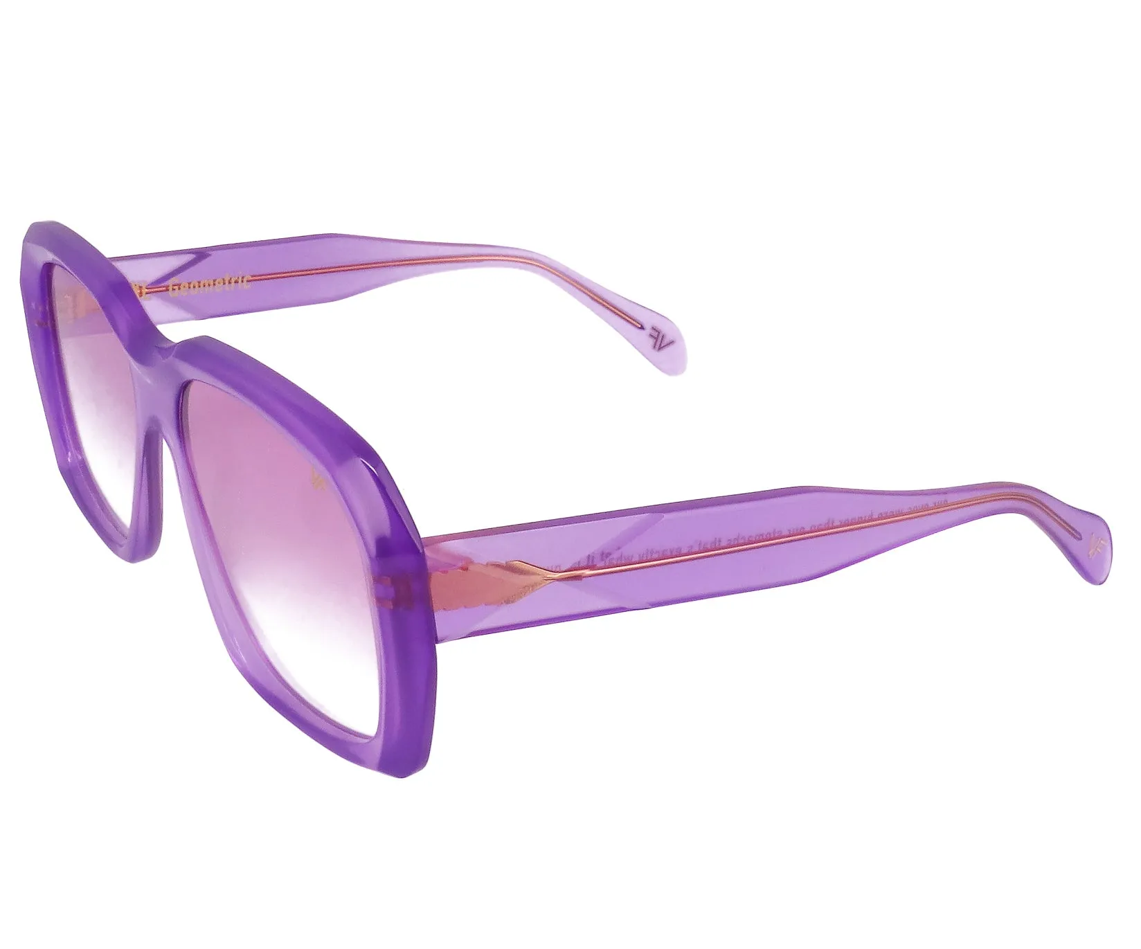 XXL Geometric Edition Neon Purple Acetate